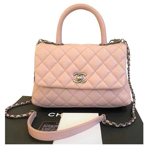 chanel coco handle bag pink|chanel coco handle bag medium.